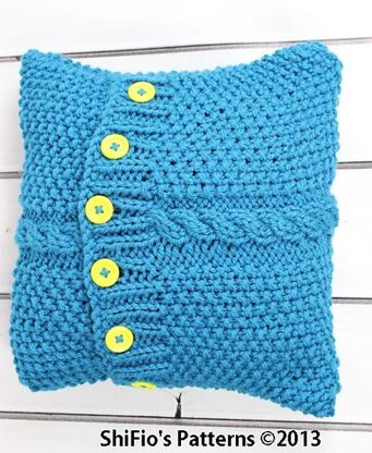 267-Super Chunky Cushions Knitting Pattern #267