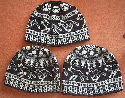 Wolf pack beanie/Wolfsrudelmütze