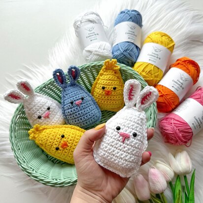 Sleepy bunny amigurumi pattern