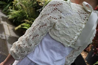 Girls lace shrug