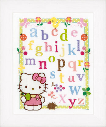Vervaco Counted Cross Stitch: Hello Kitty - Learning ABC - 30 x 39cm