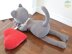 Sassy The Kitty Cat With Heart Big Amigurumi
