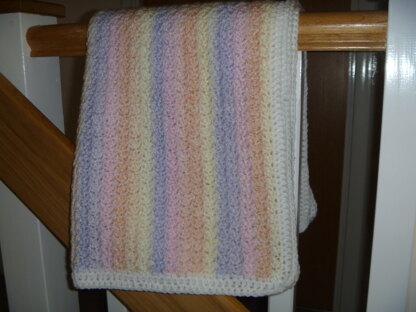Pastel Stripes Baby Blanket