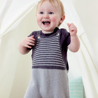 Bo Peep Giggles Dungarees and Dress in West Yorkshire Spinners - DBP0123 - Downloadable PDF