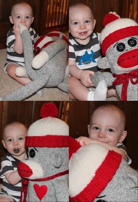 Sock Monkey Pillow