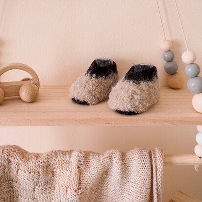 Baby booties "Teddy bear"