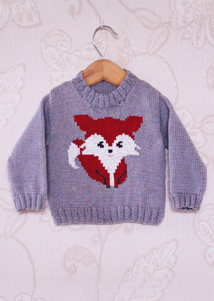 Red on sale fox sweater