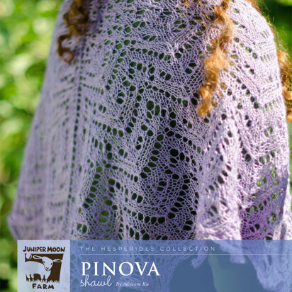 Pinova Shawl in Juniper Moon Findley - Downloadable PDF