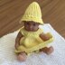 8" Baby Doll knitted outfit
