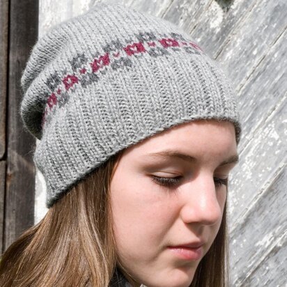 Boxed Squared Hat - knitting pattern