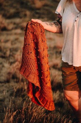 Solstice Rose Shawl