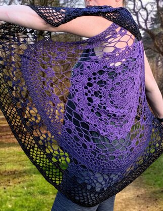 Mandala vest shawl summer