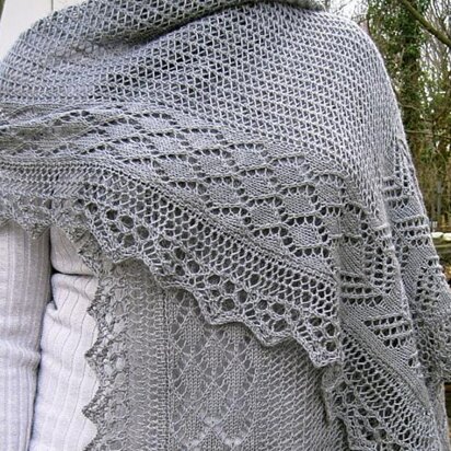 Diamond Lace Sampler Wrap