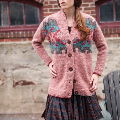 Toria Cardigan in Berroco Peruvia Quick - 336-7