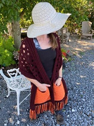 Cascade Pocket Shawl