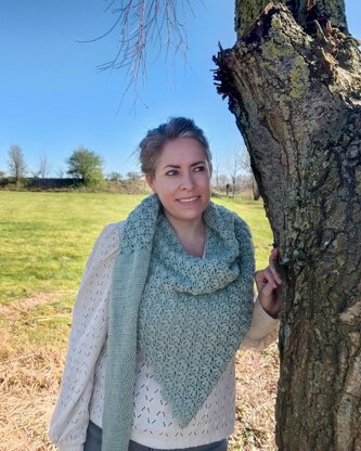 Minty Meadow Shawl