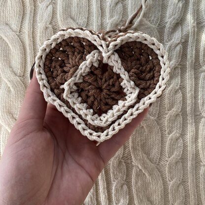 Gingerbread Heart Christmas Ornament
