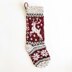 Prancing Deer Knit Stocking