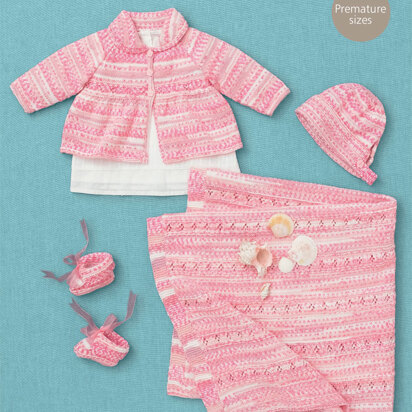 Coat, Hat, Bootees and Blanket in Sirdar Snuggly Baby Crofter 4ply - 4616 - Downloadable PDF