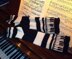 Fibonacci Piano Socks