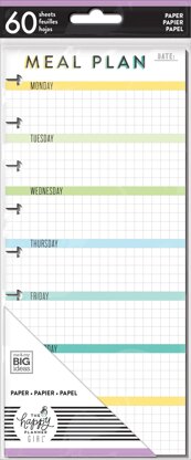 Happy Planner Medium Half Sheet Fill Paper 60/Pkg - Healthy Hero