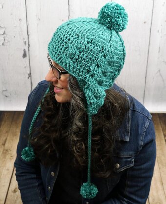 Aspen Cabled Ear Flap Beanie