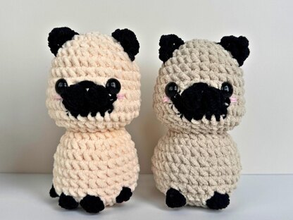 Pug Crochet No Sew