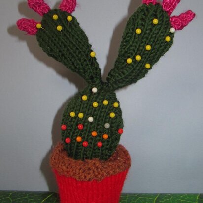 Prickly Pear Cactus Pin Cushion