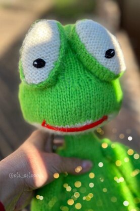 Frog knitting pattern