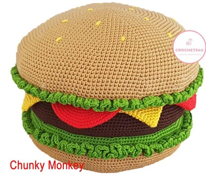 Hamburger pillow