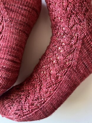 Flowering Quince Socks