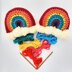 Brighten Your Day Crochet Rainbow Stuffie