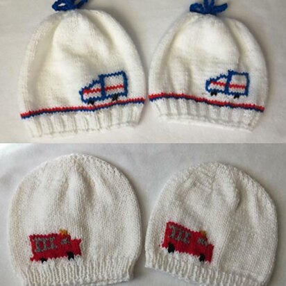 Mail or Fire Truck Hats