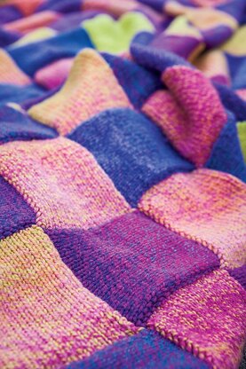 Motley Entrelac Blanket