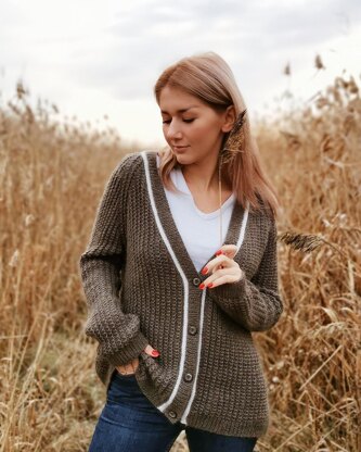 Geek Chic Cardigan - knitting pattern