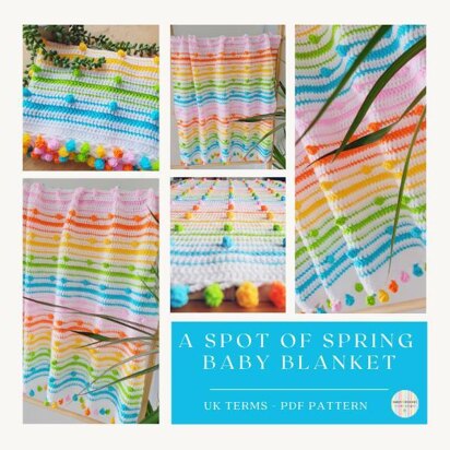 A Spot of Spring Blanket - UK Terms