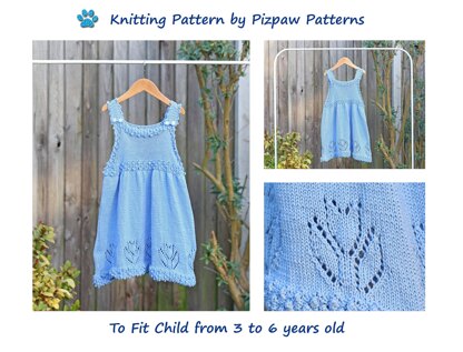 P46 Tulip Pinafore Sun Dress to fit Child