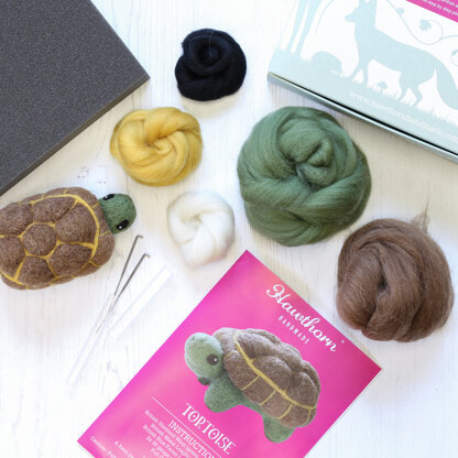 Hawthorn Handmade Tortoise Needle Felting Kit