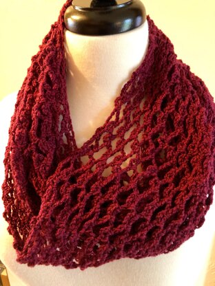 Vermillion Easy Infinity Scarf