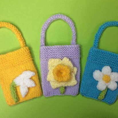 Easter Spring Flowers Gift Bags