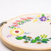 Mint & Make Joyful Wreath 6" Embroidery Kit with Hoop