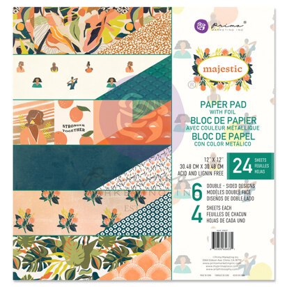 Prima Marketing Majestic Collection 12x12 Paper Pad