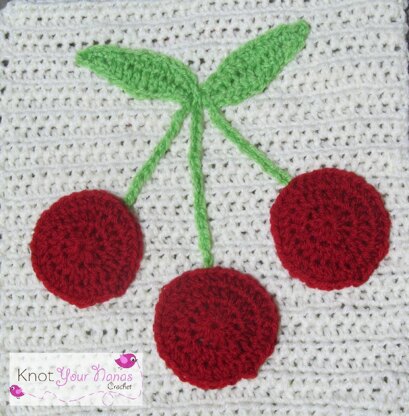 Bunch Of Cherries Applique