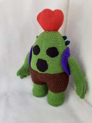 Crocheted cactus.