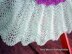 Passion Flower Circular Lace Baby Blanket