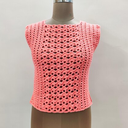 Crochet Peachy Beachy Top