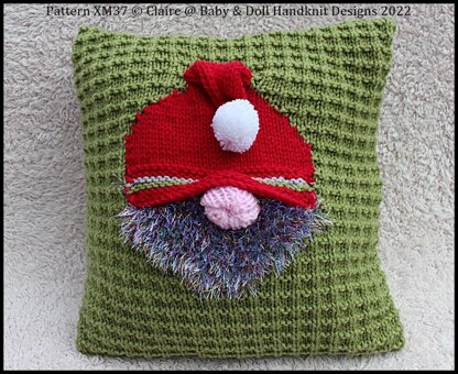 Gnorman the Gnome Christmas Cushion Covers (Approx 16-17 inches square)