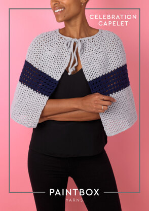 Celebration Capelet - Free Crochet Pattern For Women in Paintbox Yarns Baby DK