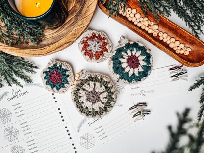 Hexagon Granny Ornaments