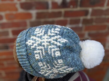 Mosaic Snowflake Hat